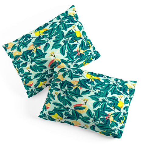 83 Oranges Lemon Pattern Pillow Shams