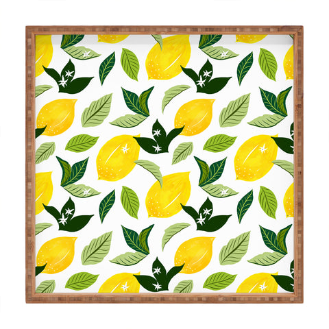 83 Oranges Lemona Square Tray