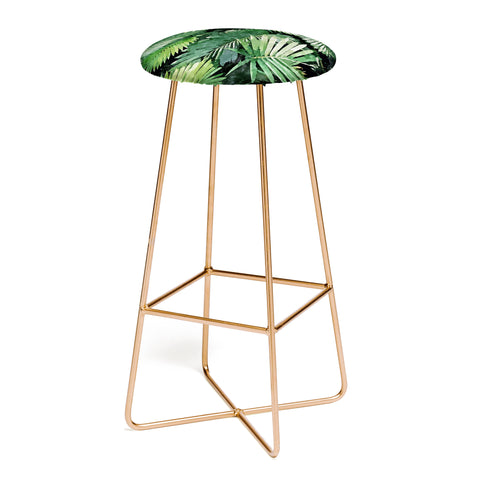 83 Oranges Life Is Better With Palm Trees Bar Stool