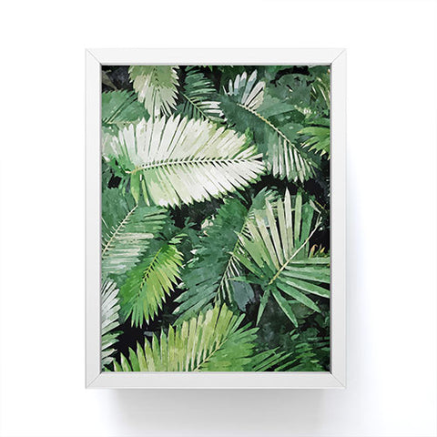 83 Oranges Life Is Better With Palm Trees Framed Mini Art Print