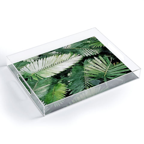 83 Oranges Life Is Better With Palm Trees Acrylic Tray