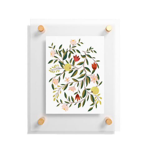 83 Oranges Lovely And Fine Floating Acrylic Print