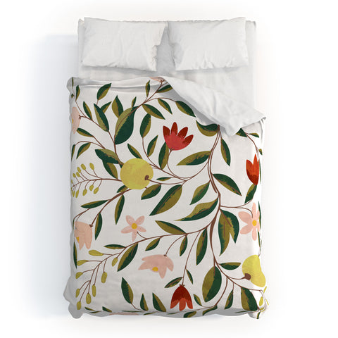 83 Oranges Lovely And Fine Duvet Cover