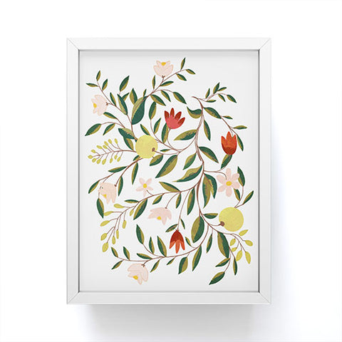 83 Oranges Lovely And Fine Framed Mini Art Print