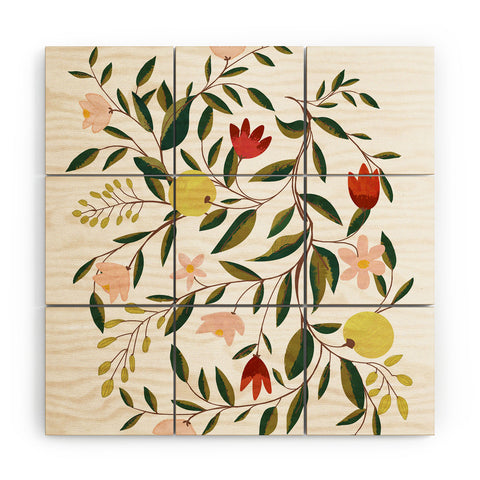 83 Oranges Lovely And Fine Wood Wall Mural