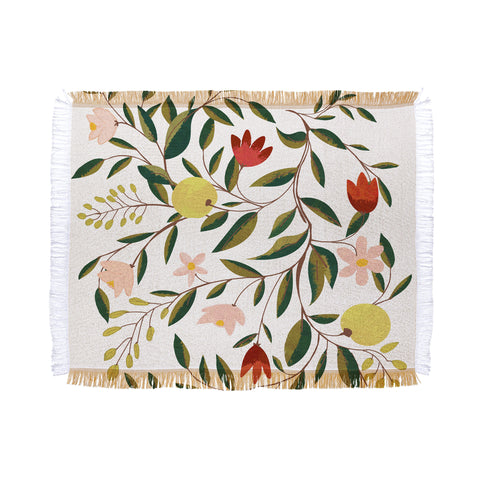 83 Oranges Lovely And Fine Throw Blanket