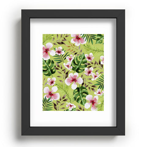 83 Oranges Lovely Floral Recessed Framing Rectangle