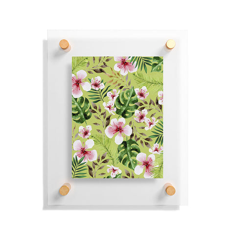 83 Oranges Lovely Floral Floating Acrylic Print