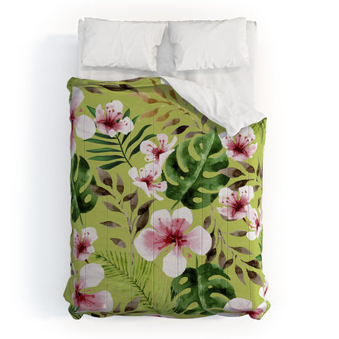 83 Oranges Lovely Floral Comforter