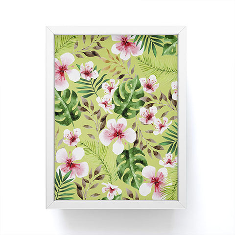 83 Oranges Lovely Floral Framed Mini Art Print