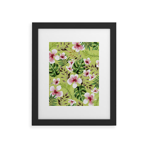 83 Oranges Lovely Floral Framed Art Print