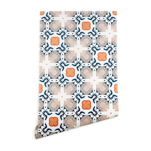 83 Oranges Modern Mandala 02 Wallpaper