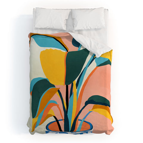 83 Oranges Nature Does Not Hurry Yet Duvet Cover