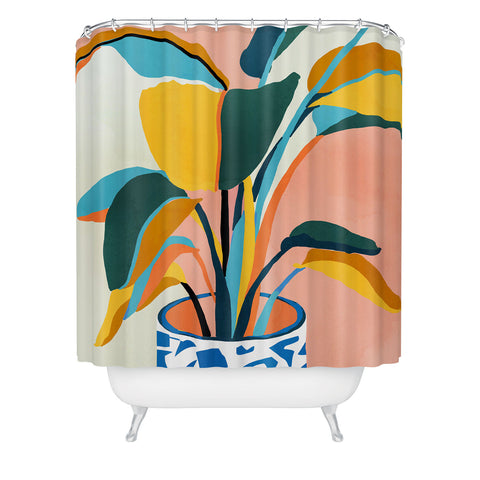 83 Oranges Nature Does Not Hurry Yet Shower Curtain