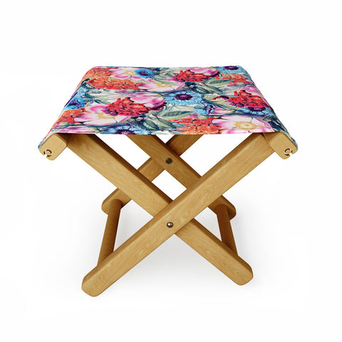 83 Oranges Neon Bloom Folding Stool