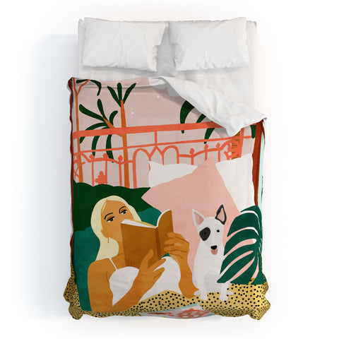 83 Oranges No matter where you are going Duvet Cover