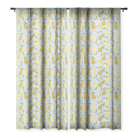 83 Oranges Nothing As It Pears To Be Sheer Window Curtain