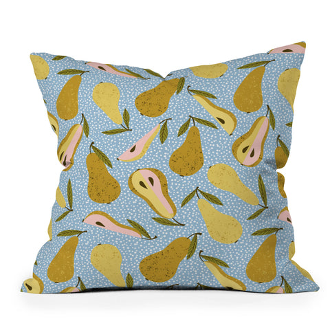 83 Oranges Nothing As It Pears To Be Throw Pillow