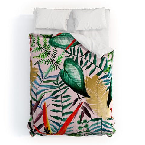 83 Oranges Paradise Floral Comforter