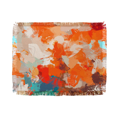 83 Oranges Pleasure Throw Blanket