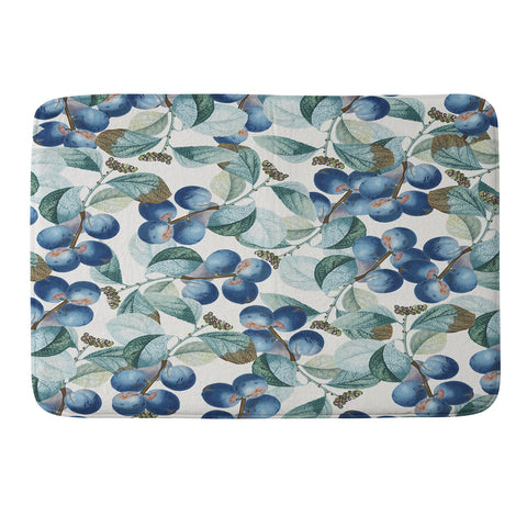 83 Oranges Plum Plum Memory Foam Bath Mat