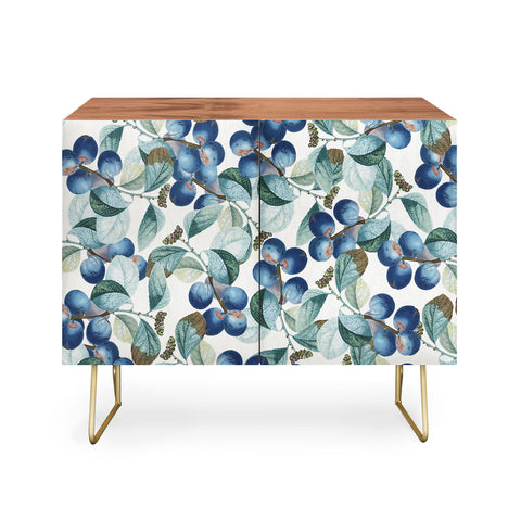 83 Oranges Plum Plum Credenza