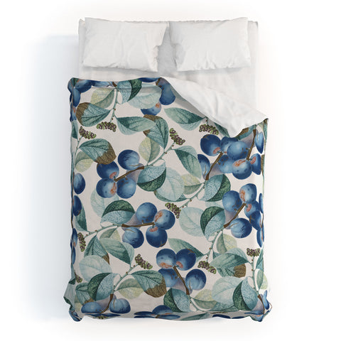 83 Oranges Plum Plum Duvet Cover