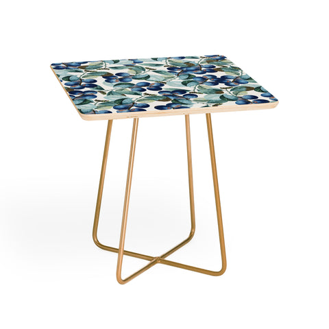 83 Oranges Plum Plum Side Table