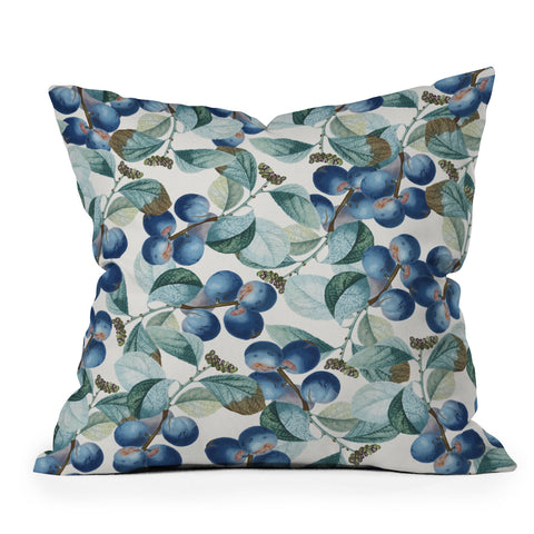 83 Oranges Plum Plum Throw Pillow