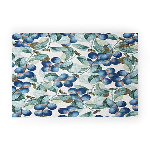 83 Oranges Plum Plum Welcome Mat