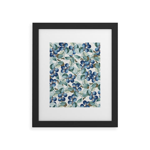 83 Oranges Plum Plum Framed Art Print