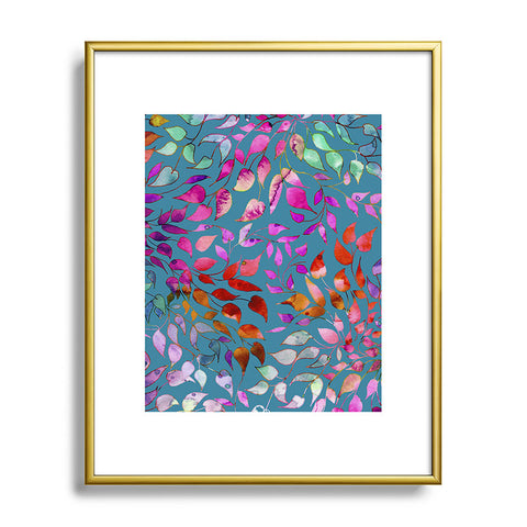 83 Oranges Reva Metal Framed Art Print