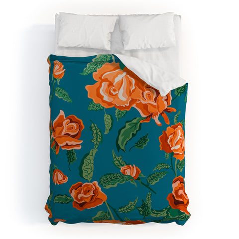83 Oranges Rosalie Duvet Cover