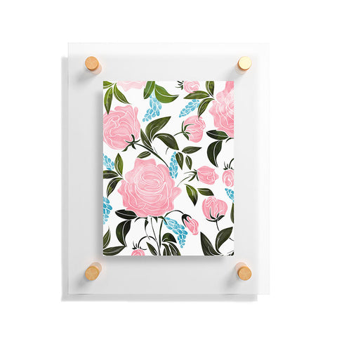 83 Oranges Rosy II Floating Acrylic Print