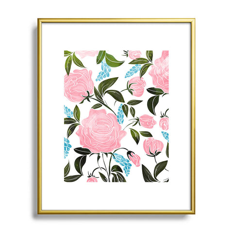 83 Oranges Rosy II Metal Framed Art Print
