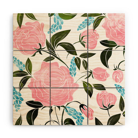 83 Oranges Rosy II Wood Wall Mural