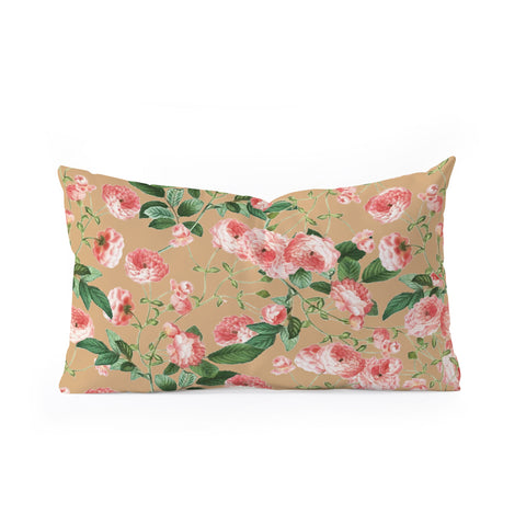 83 Oranges Rosy Life Oblong Throw Pillow