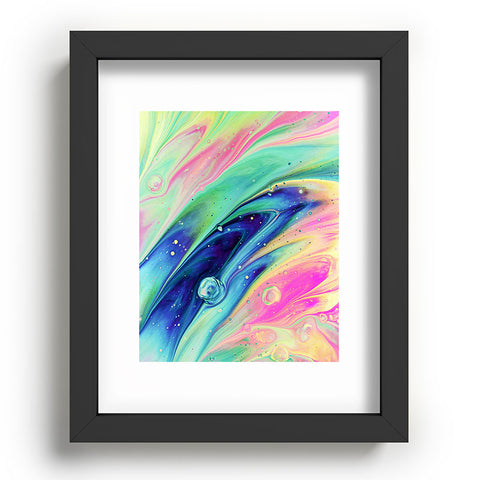 83 Oranges Space abstract Recessed Framing Rectangle