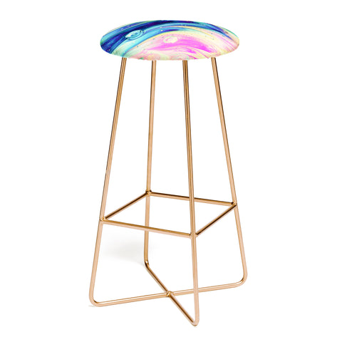 83 Oranges Space abstract Bar Stool
