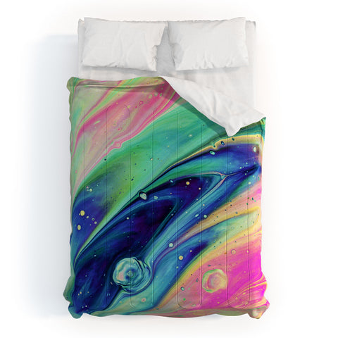 83 Oranges Space abstract Comforter