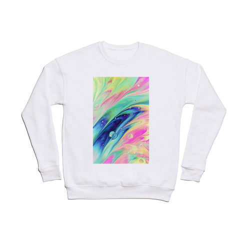 83 Oranges Space abstract Crewneck Sweatshirt