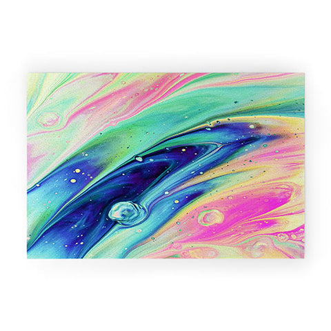 83 Oranges Space abstract Welcome Mat