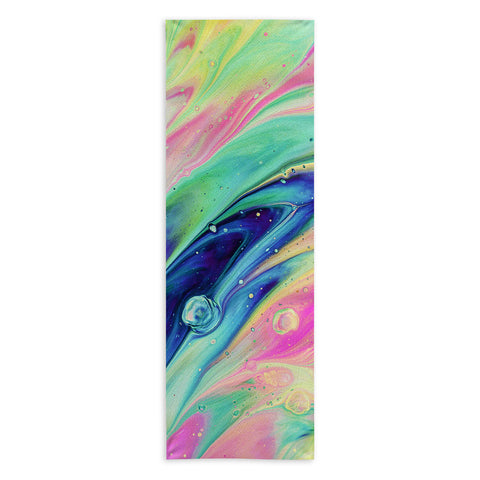 83 Oranges Space abstract Yoga Towel
