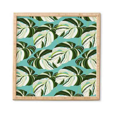 83 Oranges Summer Monstera II Framed Wall Art