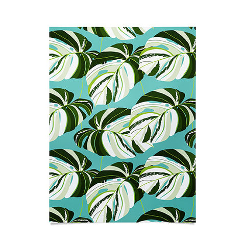 83 Oranges Summer Monstera II Poster