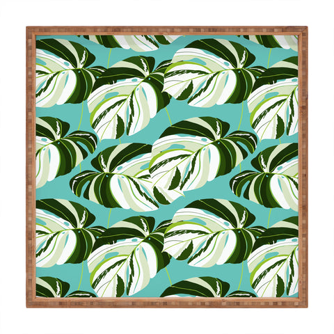 83 Oranges Summer Monstera II Square Tray