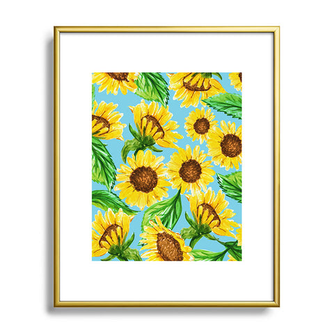 83 Oranges Sunny Valley Metal Framed Art Print