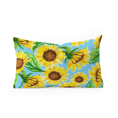 83 Oranges Sunny Valley Oblong Throw Pillow