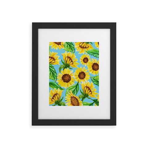 83 Oranges Sunny Valley Framed Art Print