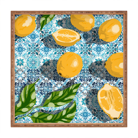 83 Oranges Sweet Without The Sour Square Tray